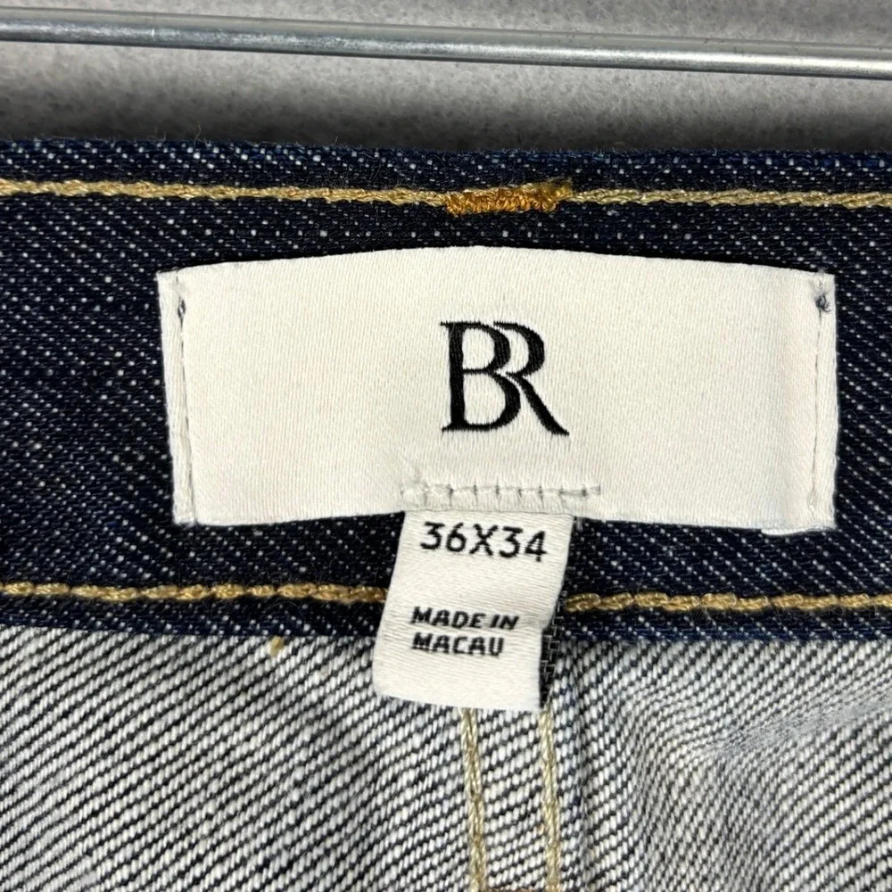 Banana Republic Slim Selvedge Jeans Dark Rinse Premium Denim 36x34) 38x36 Actual